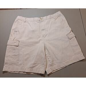 Architect Cargo Shorts Mens 38 Stone 100% Cotton Pockets‎ Utility Hiking Camping
